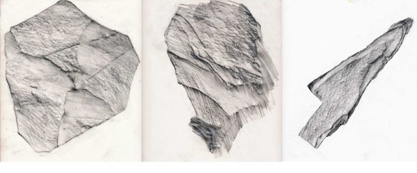 Камень рисунок карандашом