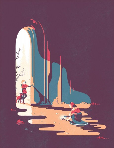 Современная иллюстрация Flat