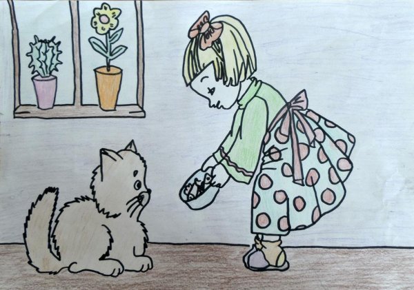 Рисунок на тему твори добро