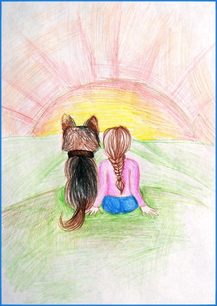 Рисунок на тему твори добро