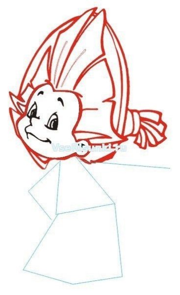 Поэтапное рисование Незнайки