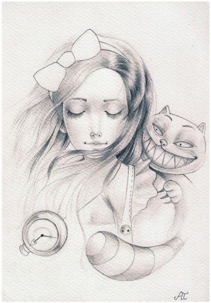 Алиса в стране чудес Алиса рисунок