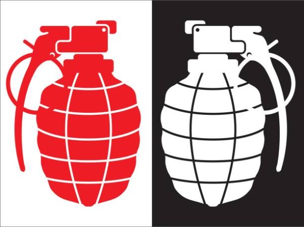 Граната из бумаги для детей