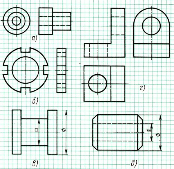 Технический рисунок черчение