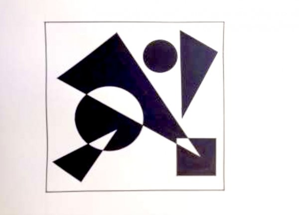 Композиция из геометрических фигур на плоскости