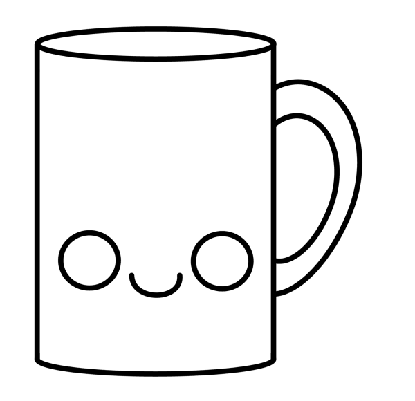 Кружка раскраска для детей