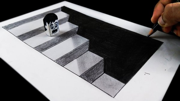 Оптические иллюзии на бумаге