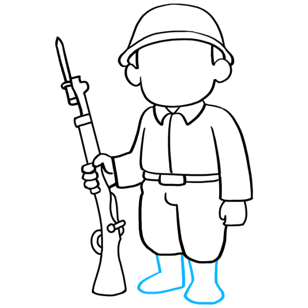 Солдатики раскраска