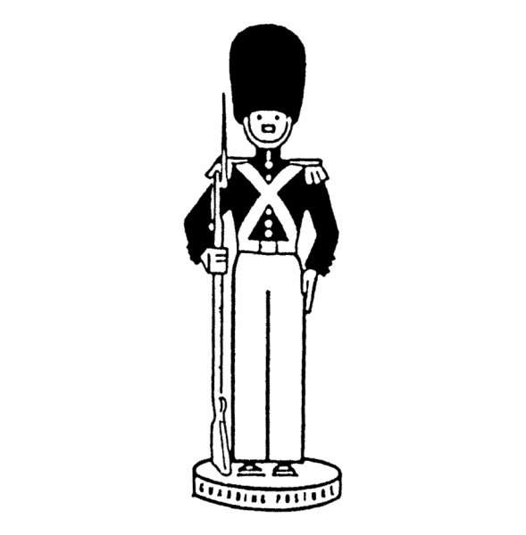 Гвардеец раскраска для детей