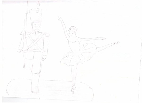 Оловянный солдатик рисунок