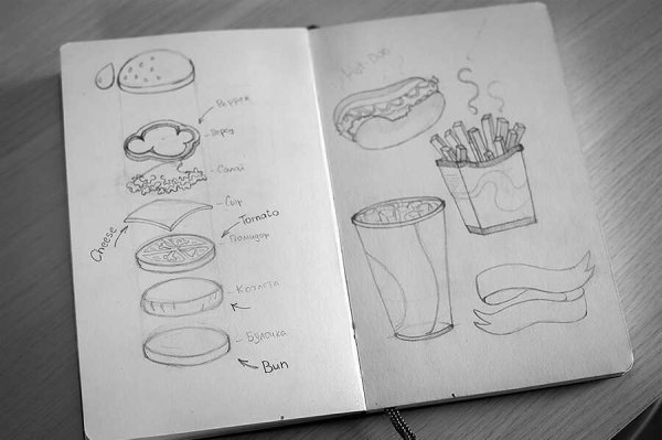 Маленькие рисунки для скетчбука