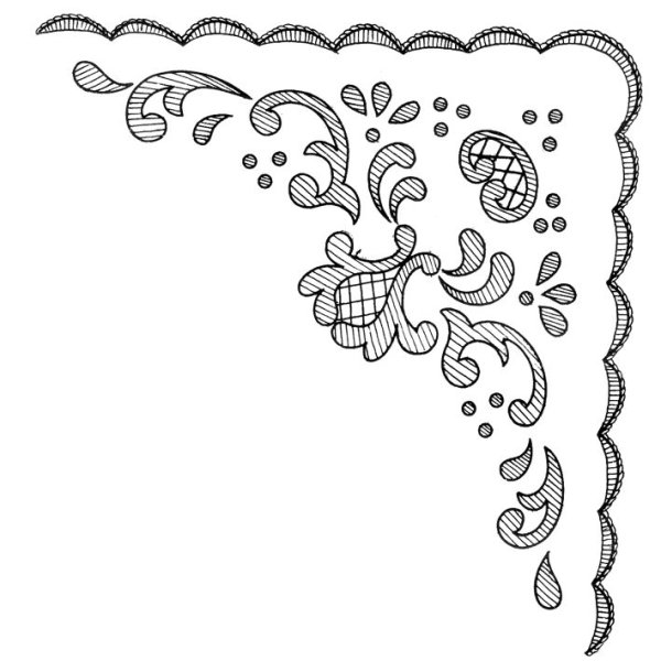 Трафарет платок