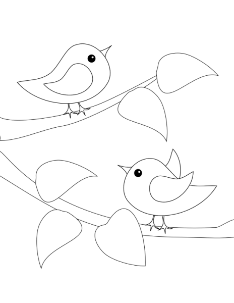 Как рисовать птичку