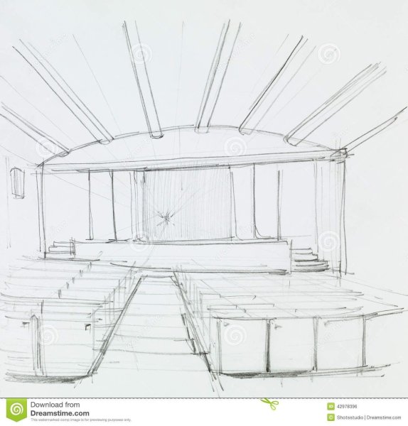 Сцена рисунок