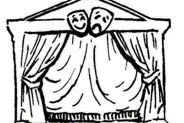 Театр раскраска