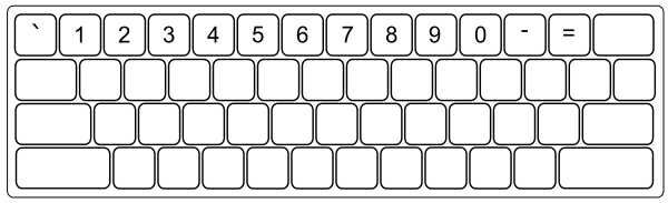 Клавиатура компьютера раскладка схема