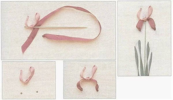 Вышивка лентами 4 класс технология пошагово