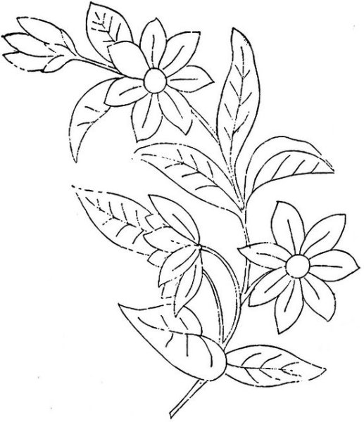 Эскизы для вышивания лентами