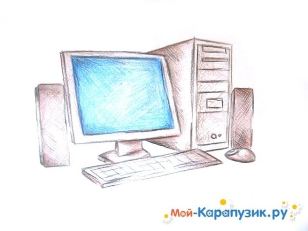 Информатика рисунок карандашом