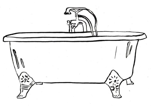 Эскиз ванны