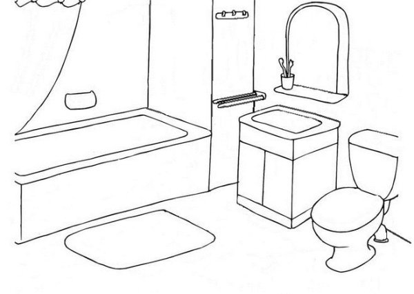 Ванна раскраска