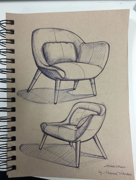 Кресло скетч