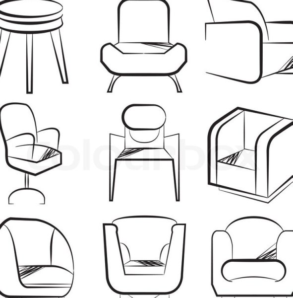 Стульчик схематично