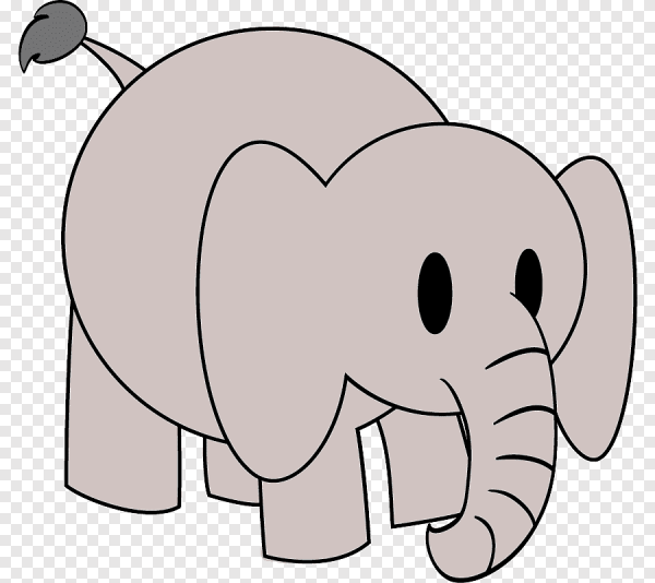 Нарисовать слона карандашом