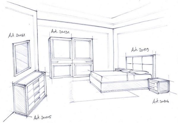 Очертание комнаты