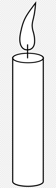 Свеча раскраска