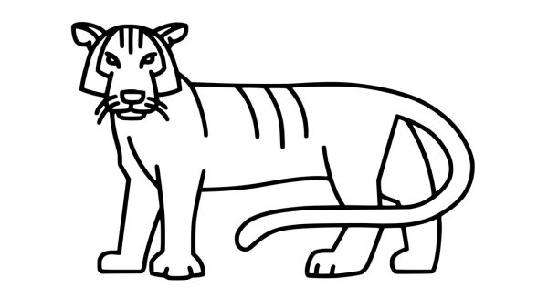 Рисуем тигра