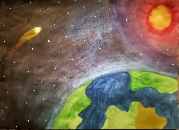 Космос рисунок