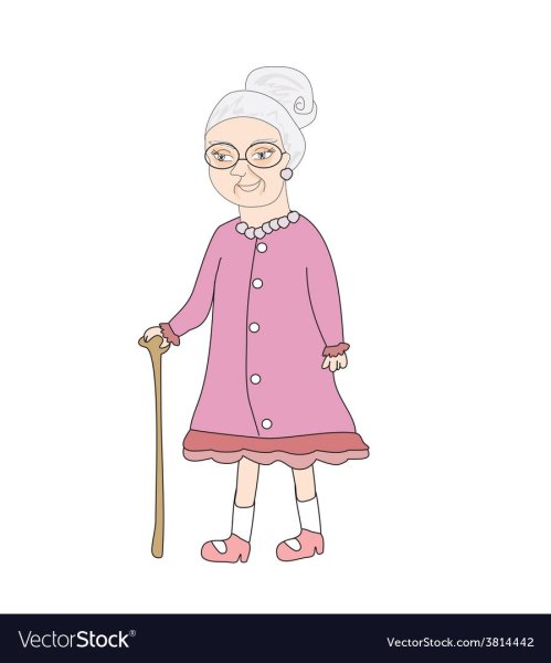 Бабушка рисунок