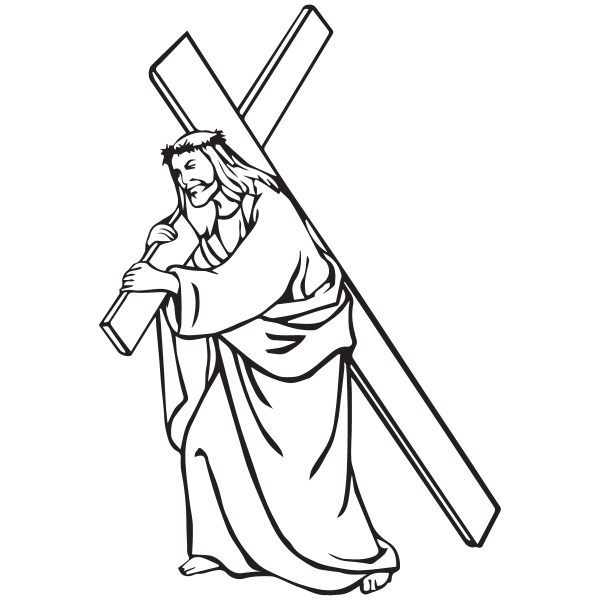 Иисус Христос раскраска