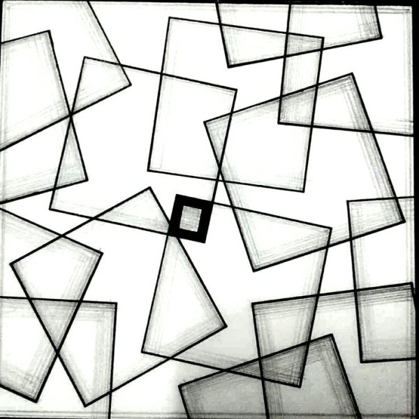 Плоскостная композиция из линий