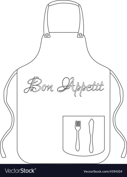 Эскиз фартука