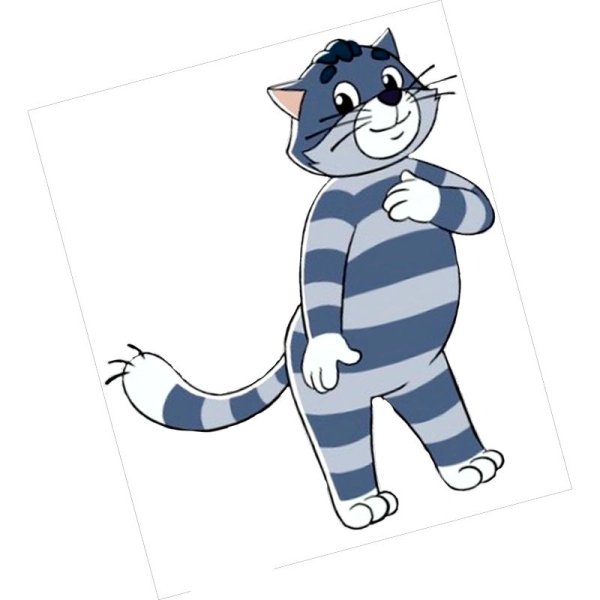 Раскраска кот Матроскин из Простоквашино