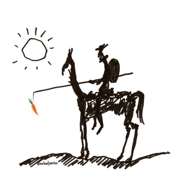 Дон Кихот рисунок