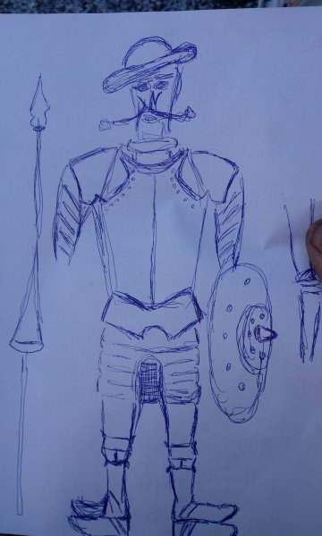 Дон Кихот рисунок