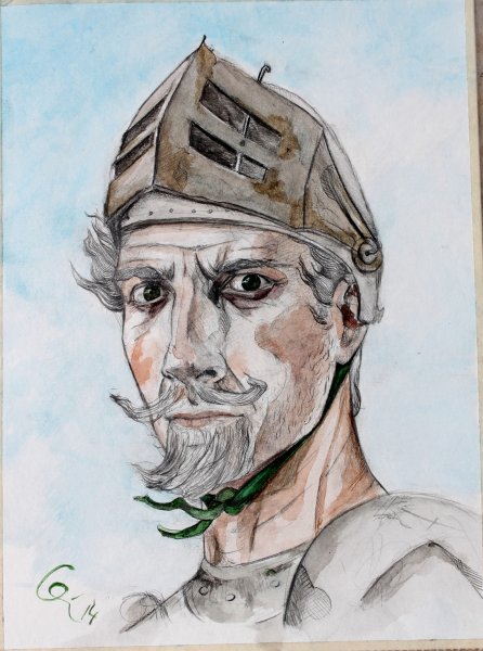 Нарисовать рисунок Дон Кихот