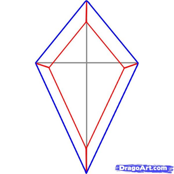 Нарисовать ромб