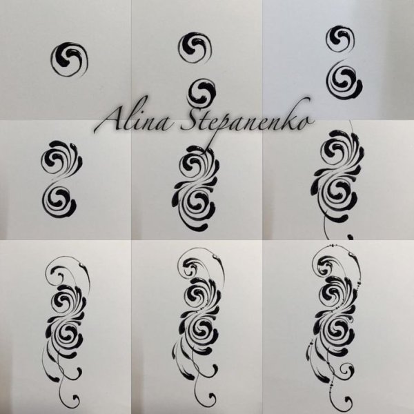 Рисование вензелей