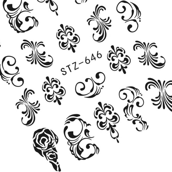 Вензеля на ногтях для начинающих пошаговые схемы