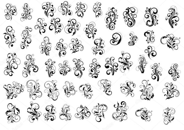 Маникюр с узорами