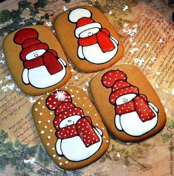 Расписные пряники Гжель