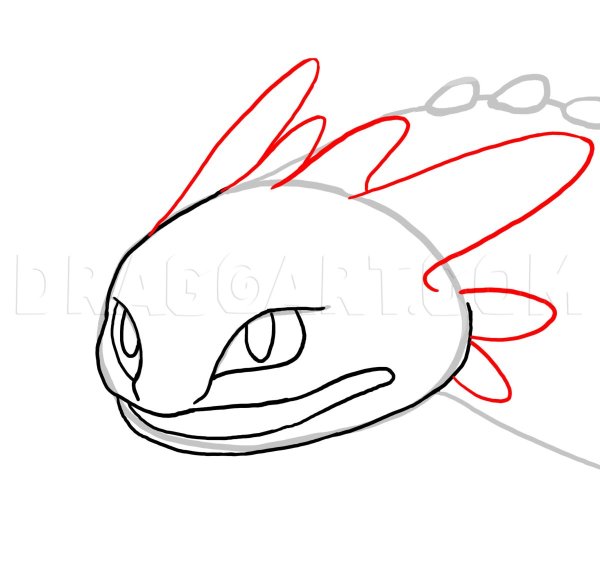 Рисунок Беззубика карандашом