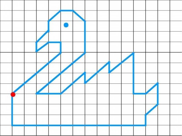 Рисунок по клеткам графический