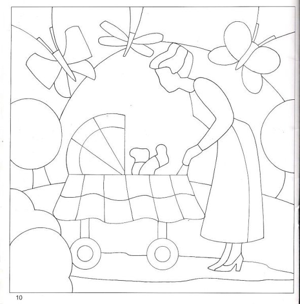 Пэчворк без иглы кинусайга трафареты