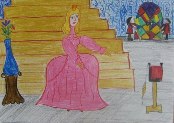 Рисунок спящая красавица 3 класс