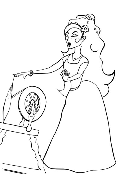 Иллюстрации к сказке о спящей царевне Жуковского